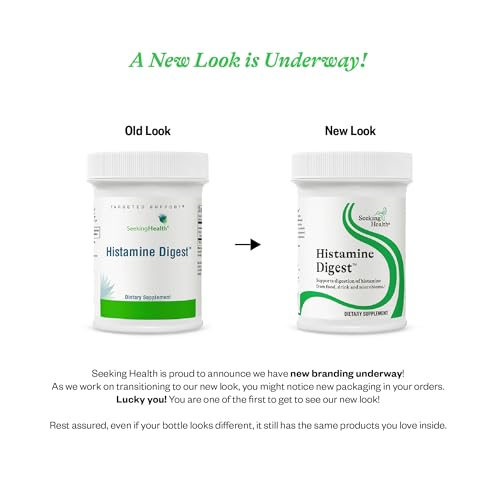 Seeking Health Histamine Digest - Formerly Histamine Block, DAO Enzyme Supplement for Histamine Food Intolerance, Supports Digestive Health, Upset Stomach, Vegetarian (90 Capsules)*