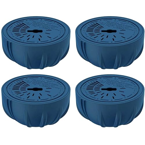 FROG Replacement Chlorine Cartridges for use with Flippin FROG Floating Sanitizer System - Prefilled Cartridges Support Easy Pool Maintenance and Cleaner & Clearer Water - 4 Pack