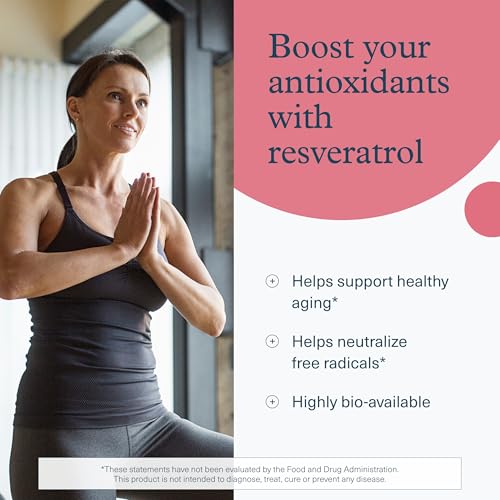 Youtheory Resveratrol Advanced Antioxidant Formula - Premium Antioxidant Supplement with Super-Fruit Blend - Contains ResVida - Dairy, Soy & Gluten Free - 290 Tablets