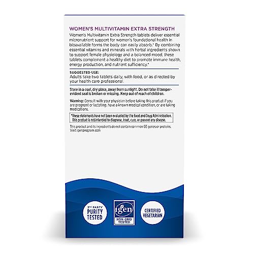 Nordic Naturals Women’s Multivitamin Extra Strength - Skin, Hair, Energy, & Bone Support - Immunity Supplement - 20 Essential Nutrients - 60 Tablets - 30 Servings