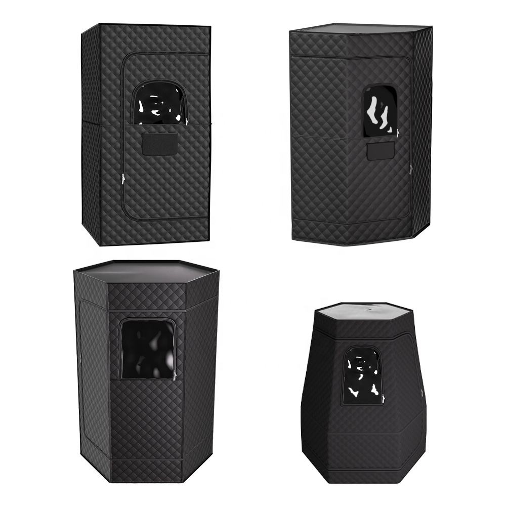 One Person Sit Down Sweat Sauna Portable 4 Liters Herbal Steam Generator Tentsauna Interior