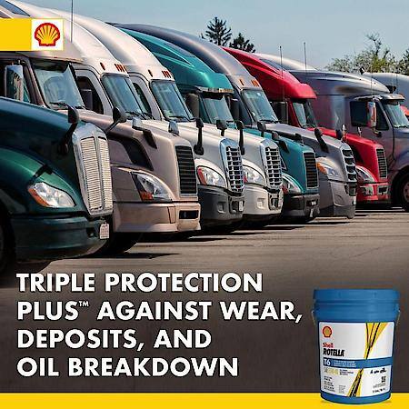 T6 15W-40 Full Synthetic Diesel Engine Oil, Protects Against Wear, 5 Gallon