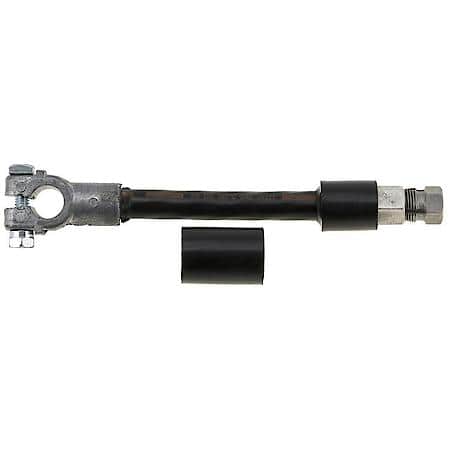 2/0 (00) ga 9.125" Compression Nut Top Post Replacement Neg (Black) Battery Cable End