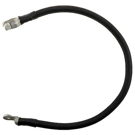 2/0 (00) Gauge 25 Inch Top Post To 3/8 Inch Lug Black Battery Cable