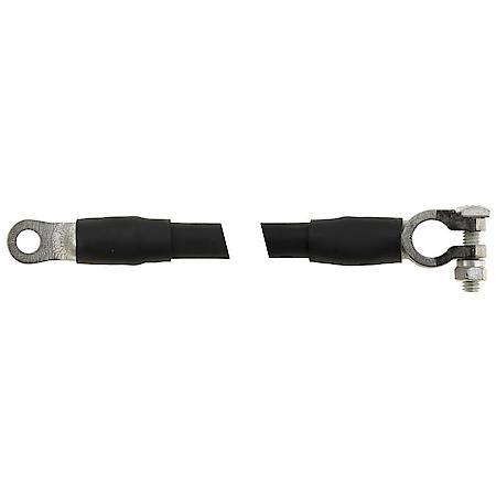 2/0 (00) Gauge 35 Inch Top Post To 3/8 Inch Lug Black Battery Cable