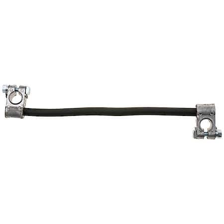 1 Gauge 12 Inch Offset Lead Top Post To Top Post Dual Black Battery Jumper Cable
