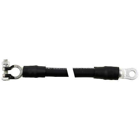 2/0 (00) Gauge 30 Inch Top Post To 3/8 Inch Lug Black Battery Cable