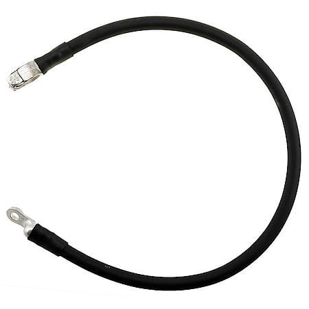 2/0 (00) Gauge 30 Inch Top Post To 3/8 Inch Lug Black Battery Cable