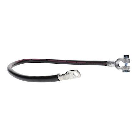 1 Gauge 24 Inch Top Post Black Battery Cable