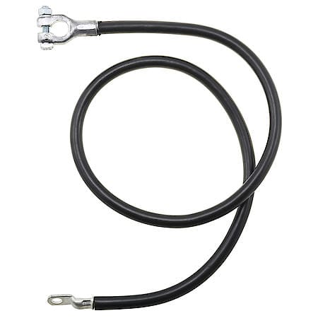 1 Gauge 42 Inch Top Post Black Battery Cable