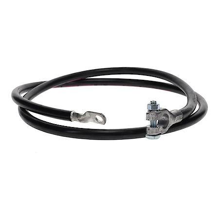 1 Gauge 58 Inch Top Post Black Battery Cable