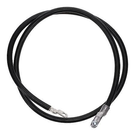 1 Gauge 58 Inch Top Post Black Battery Cable
