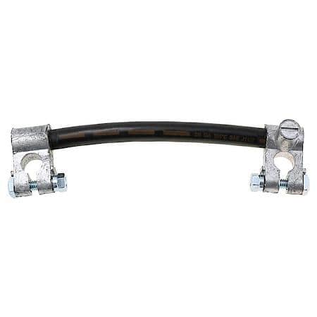 2/0 (00) ga 7 3/8" 2 Battery Top Post To PTO Post Neg (Black) Jumper Harness