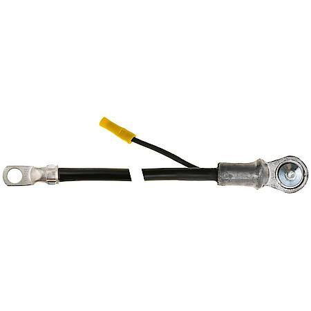 4 Gauge 35 Inch Side Terminal Black Battery Cable With 12 Gauge Lead
