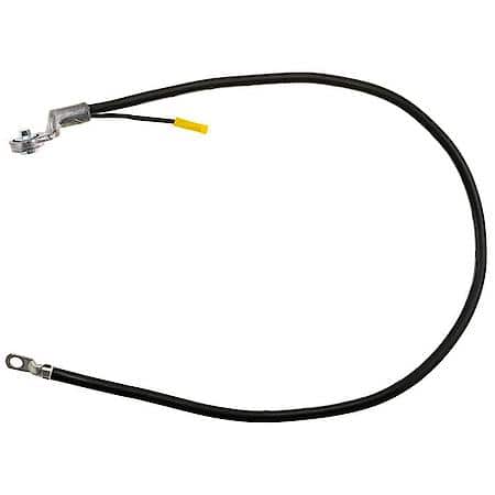 4 Gauge 35 Inch Side Terminal Black Battery Cable With 12 Gauge Lead