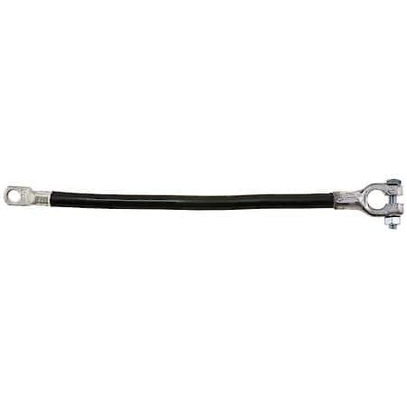 1 Gauge 12 Inch Top Post Black Battery Cable