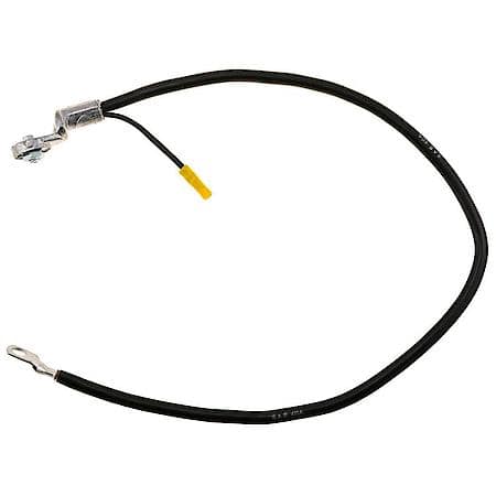 4 Gauge 30 Inch Side Terminal Black Battery Cable With 12 Gauge Lead