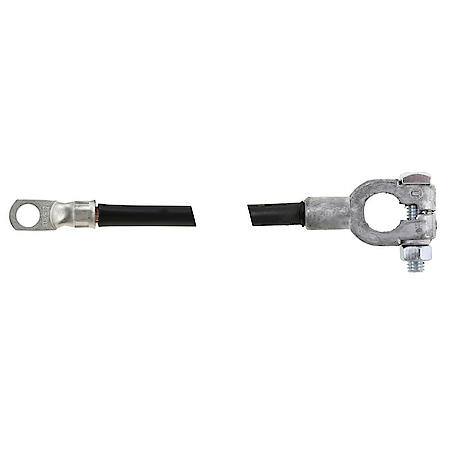 4 Gauge 30 Inch Top Post Black Battery Cable