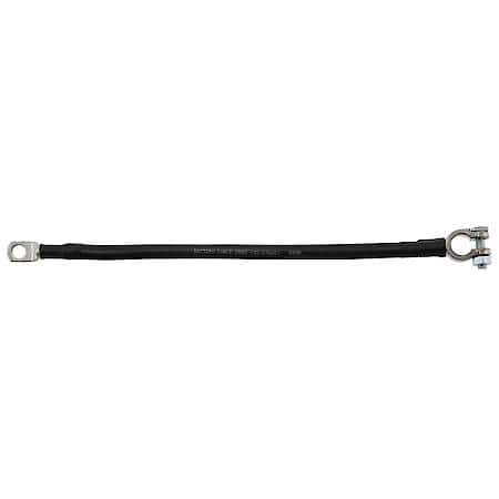 4 Gauge 12 Inch Top Post Black Battery Cable