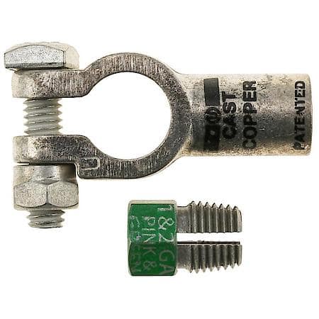 1, 2 Gauge Compression Nut Universal Straight Top Post Battery Terminal
