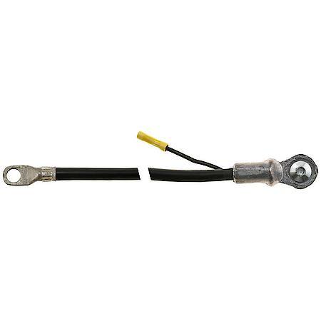 4 Gauge 40 Inch Side Terminal Black Battery Cable With 12 Gauge Lead