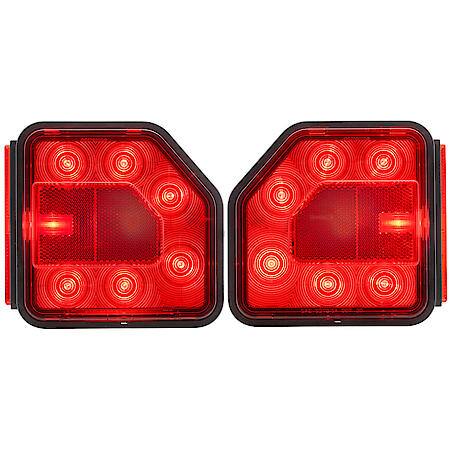 Low Profile LED Tail Lights for Over/Under 80" Applications
