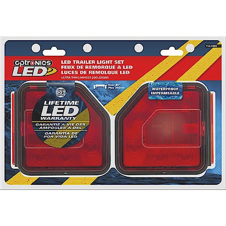Low Profile LED Tail Lights for Over/Under 80" Applications