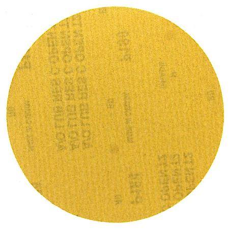 6" Stick-On (Gold) Aluminum Oxide Sanding Discs, 180 Grit, 15 Pack