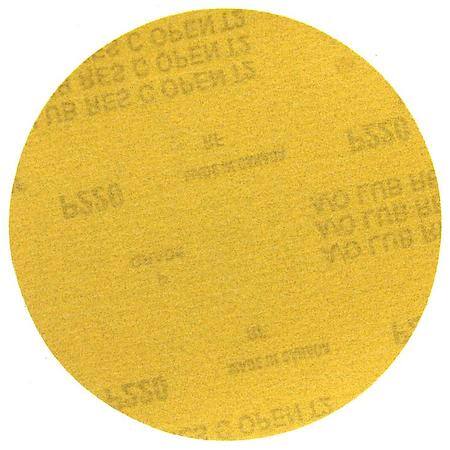 6" Stick-On (Gold) Aluminum Oxide Sanding Discs, 220 Grit, 15 Pack
