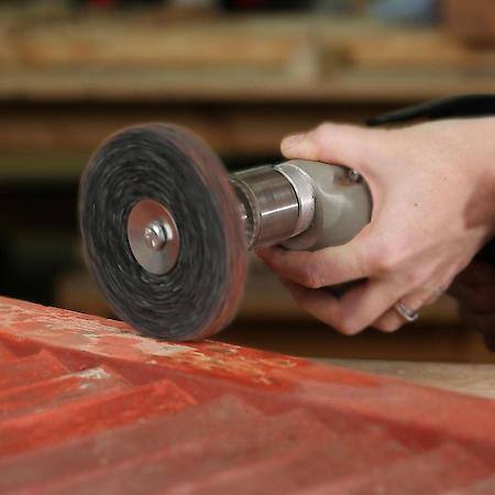 4" Drill Mounted Silicon Carbide Stripping Wheel, 36 Grit, 2 Pack