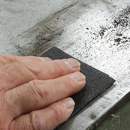 3-2/3" x 9" Clamp-On Waterproof 1/3 Sanding Sheets, 80 Grit, 5 Pack