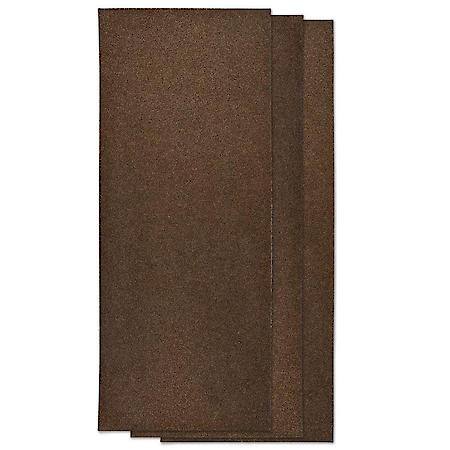 3-2/3" x 9" Clamp-on Ceramic 1/3 Sanding Sheets, 220 Grit, 5 Pack