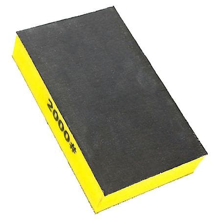 3" x 5" x 1" Waterproof Sanding Sponge, 2000 Grit, 1 Pack