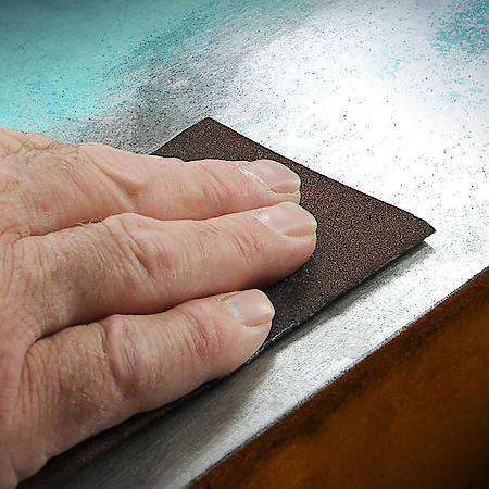 3-2/3" x 9" Clamp-On Waterproof 1/3 Sanding Sheets, 320 Grit, 5 Pack