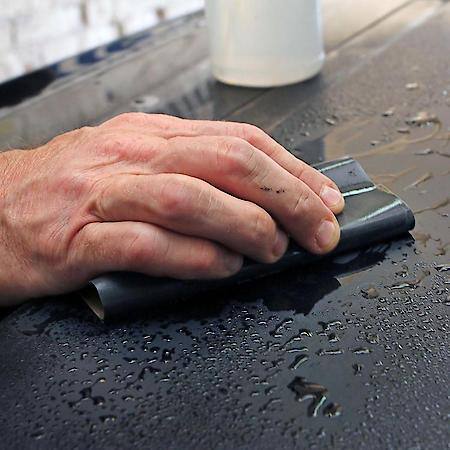 3-2/3" x 9" Clamp-On Waterproof 1/3 Sanding Sheets, 1000 Grit, 5 Pack