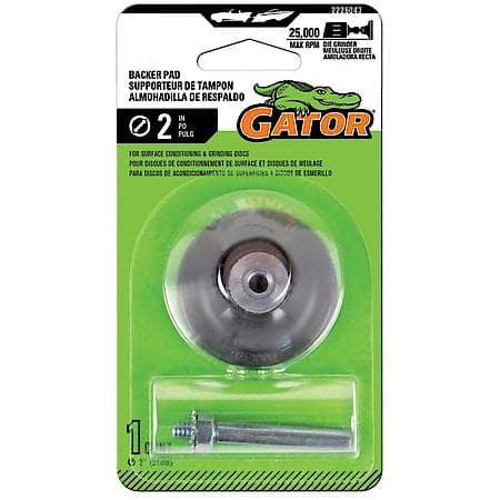 2" Twist and Lock Backer Pad, 1 Pack