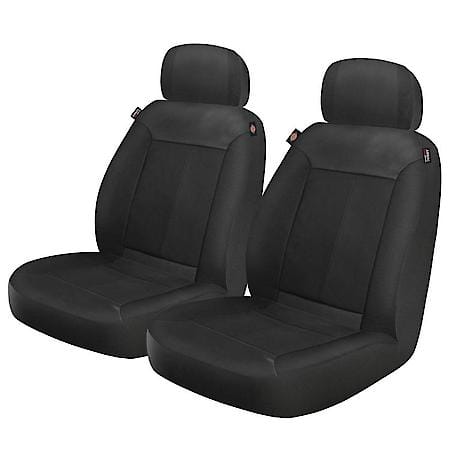 2-Piece Black Houston Front Truck Seat Covers