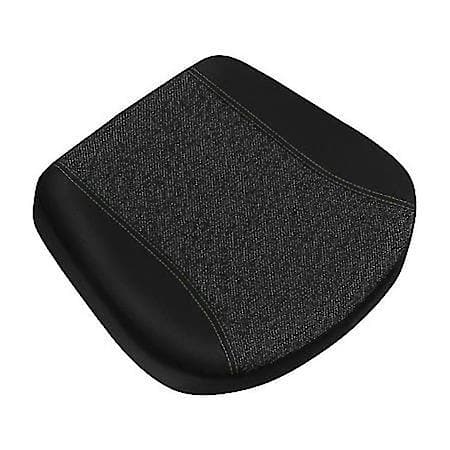 Car & SUV & Truck Seat Cushion, Black and Grey, Jersey and Bamboo Charcoal Memory Foam, Breathable