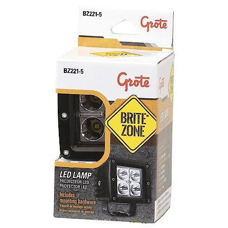 BriteZone LED Work Light - 4800 Raw Lumens, Small Cube