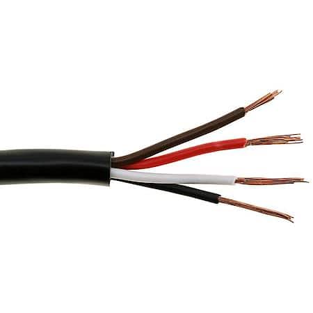 14/4, 12/1, 10/2 ga. Multi Conductor Jacketed Black/Blue/Brown/Green/Red/White/Yellow Trailer Wire (Sold by foot)