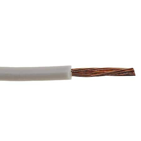 18 Gauge GPT PVC Insulation White Primary Wire (Sold by foot)