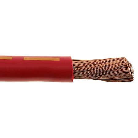 4/0 (0000) Gauge Red Battery Cable (Sold by foot)