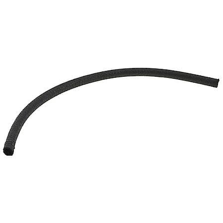 1/4" Asphalt Coated Black Fabric Wire Loom (Sold by foot)