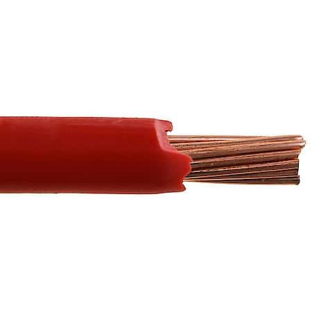 8 Gauge GPT PVC Insulation Red Primary Wire (Sold by foot)