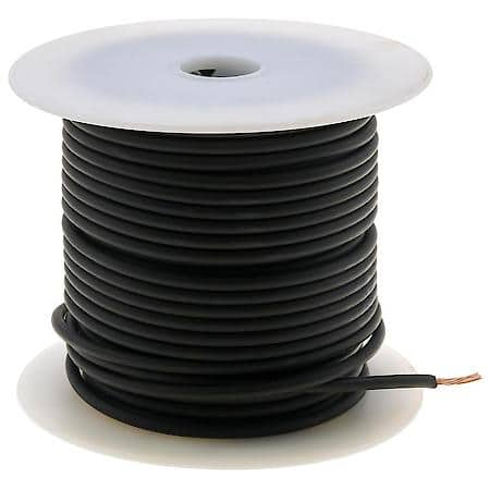 14 Gauge SXL Cross Linked Polyethylene Insulation Black Primary Wire (Sold by foot)