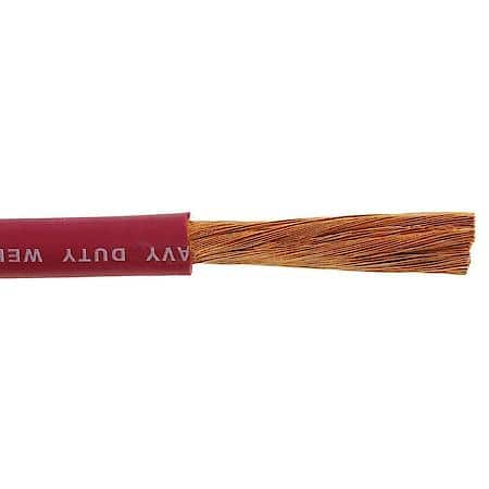 4 Gauge Red Welding Cable (Sold by foot)