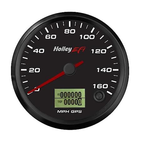 3-3/8" Speedometer, 0-160 MPH, GPS, Black