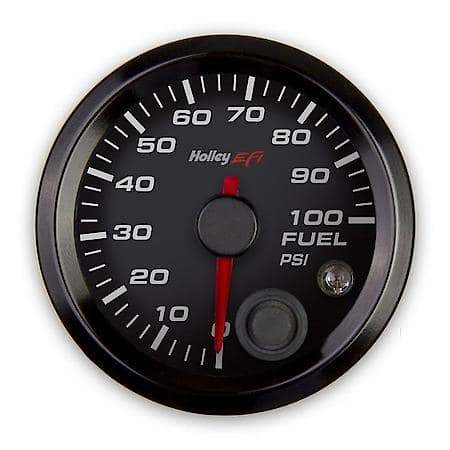 2-1/16" Fuel Pressure Gauge, 0-100 PSI, CAN, Black