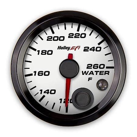 2-1/16" Coolant Temp Gauge, 120-260 Deg. F, CAN, White