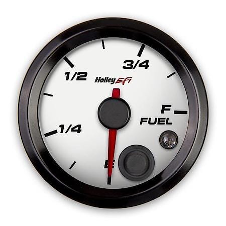 2-1/16" Fuel Level Gauge, Programmable, White